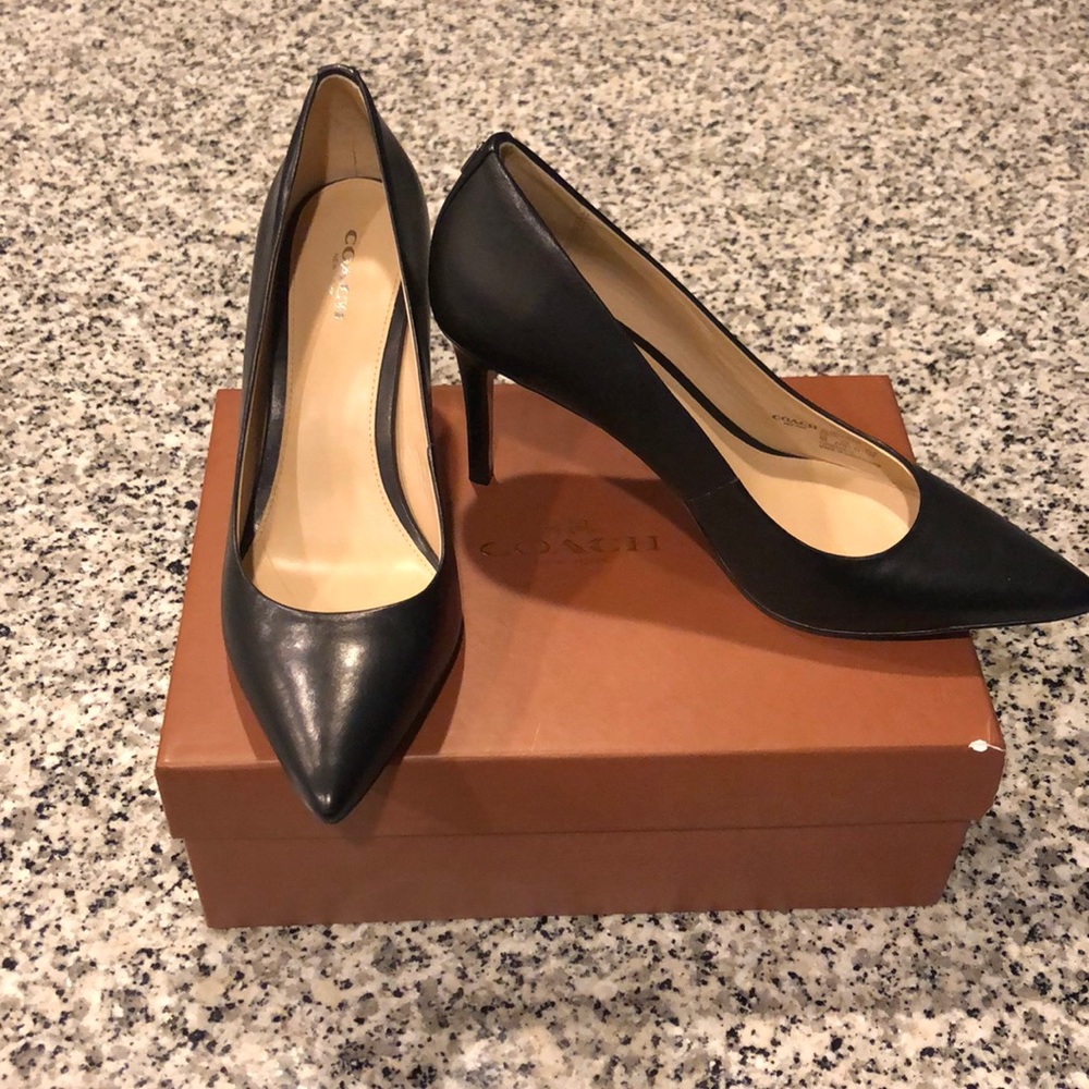 Coach Black smith Heels